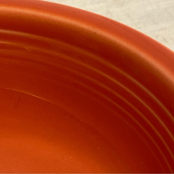 Vintage HLC Fiesta Bowl 6.5 in Soup cereal bowl Homer Laughlin China USA orange - Picture 13 of 16